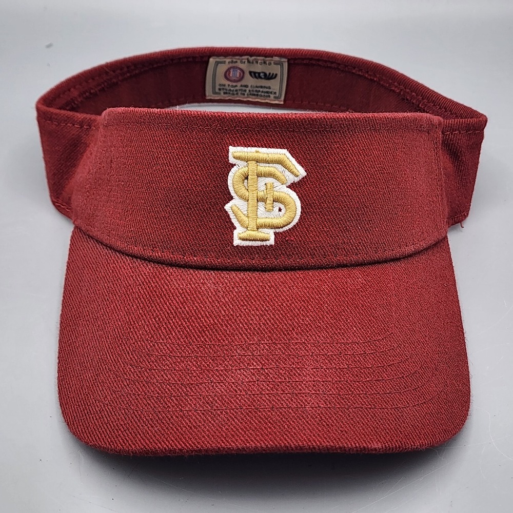 Florida State Seminoles Adjustable Sun Visor Sports Hat Cap FSU Noles Top World